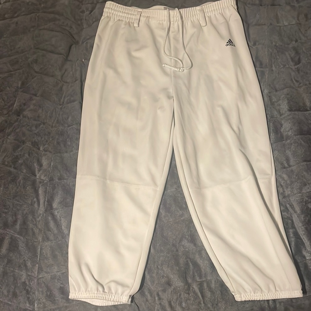 Adidas Softball Pants , White, Stretchy, easy to clean